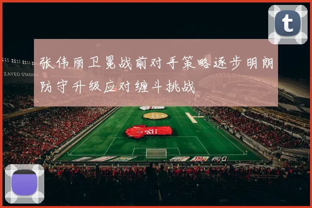 张伟丽卫冕战前对手策略逐步明朗防守升级应对缠斗挑战