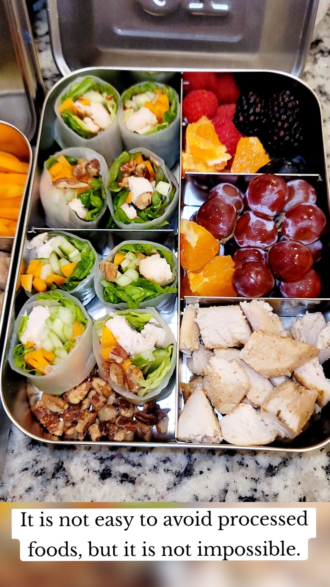 It is not easy to avoid processed foods, but it is not impossible.